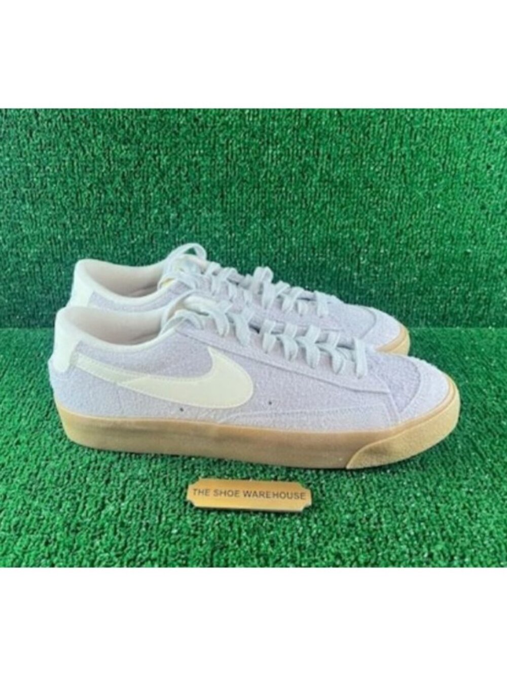 Nike Blazer Low '77 Vintage Football Grey Suede Shoes FQ8060‑003 Women's Sz 10